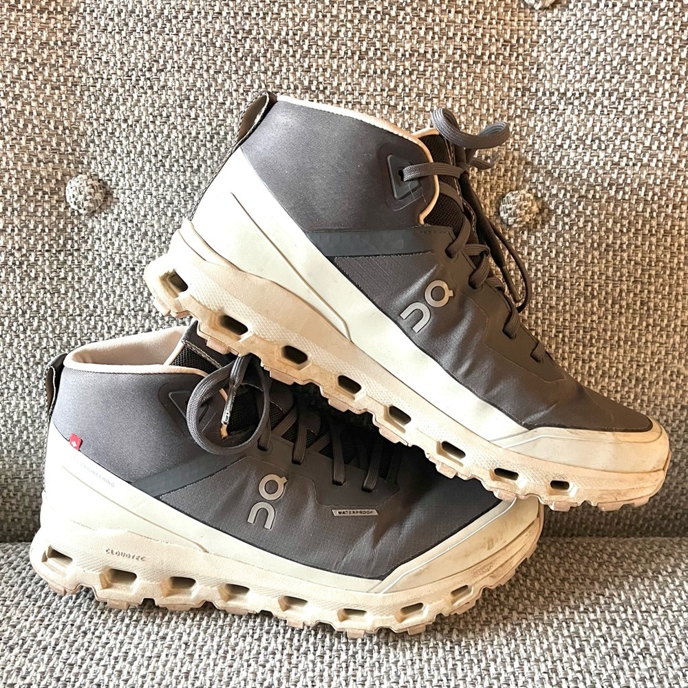 ON runners. High top waterproof